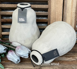 STILL collection organic vase M taupe