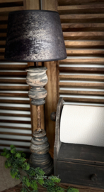 Lampvoet hout/ijzer 40cm