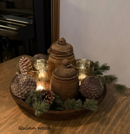 Oud houten schaal NO 2