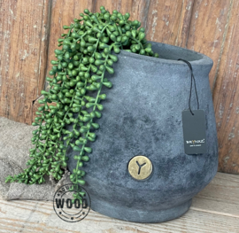 Brynxz planter grandeur Large stone grey