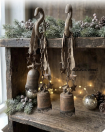 Unieke vintage kerstbel