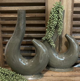Vase curl olive