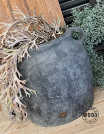 Brynxz Planter Two Ears Stone Black L