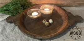 Houten chapati schaal NO2