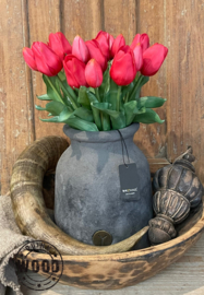 Zijden tulpen fuchsia