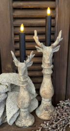 Hert ornament kandelaar 37cm