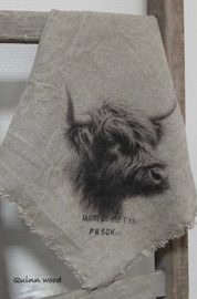 Shabby doek Hooglander