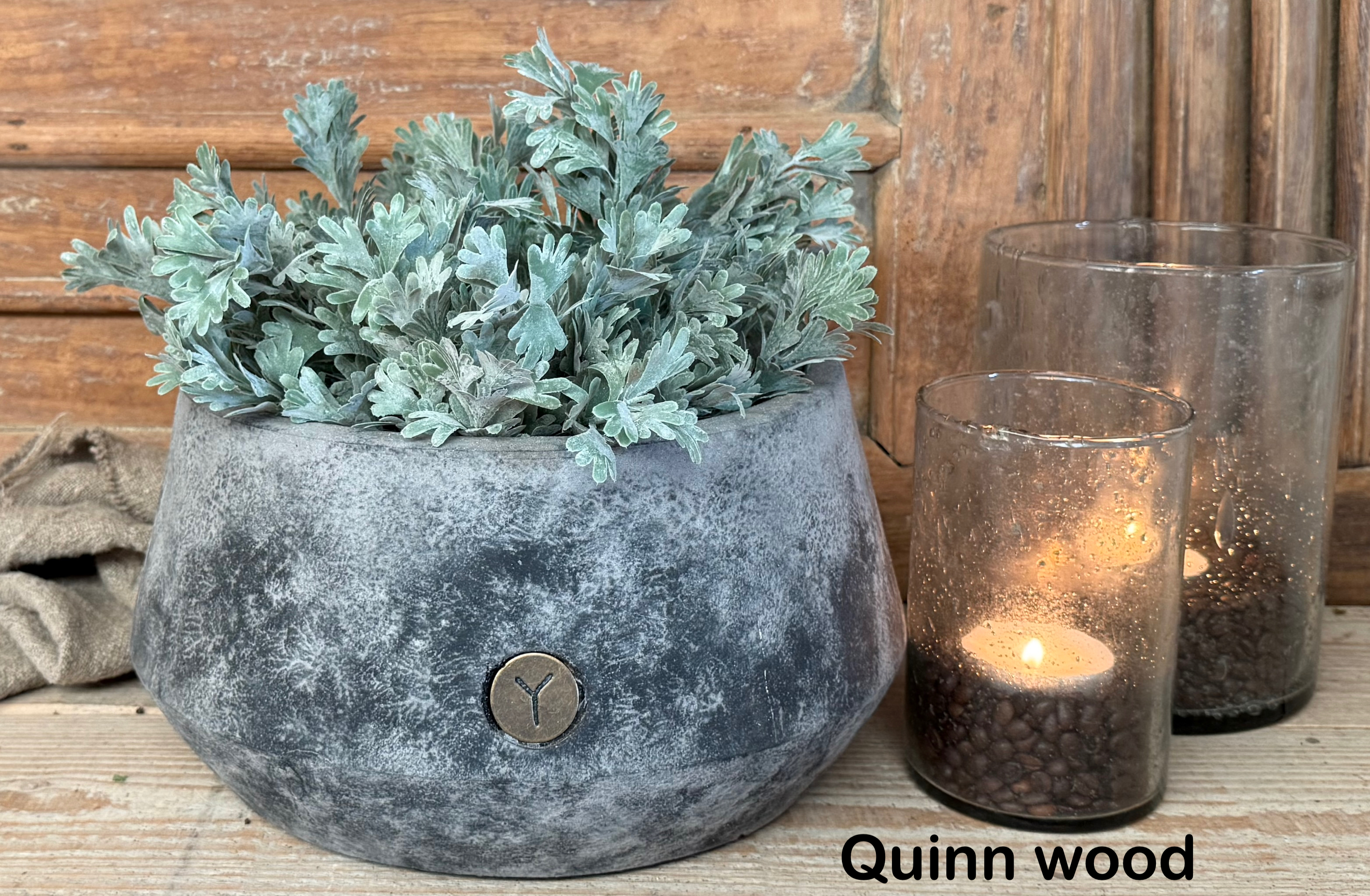 Brynxz bowl Large 31cm stone black