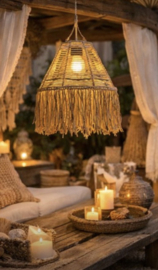 Bohemian hang solar lamp