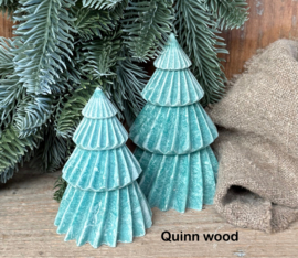 Geurende kerstbomen set groen