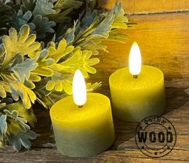 Led waxine groen 2 stuks