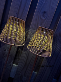 Solar lamp op steker