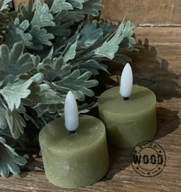 Led waxine groen 2 stuks