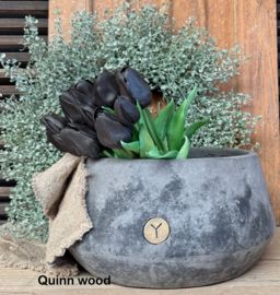 Brynxz bowl Large 31cm stone black