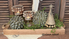 Kerstboom roest met belletjes