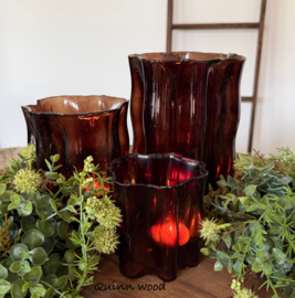 Windlicht brown deluxe S