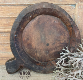 Houten chapati schaal NO15