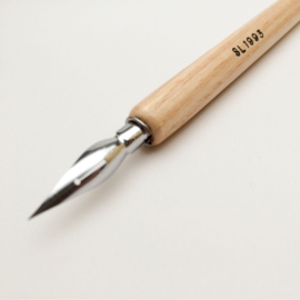Tokyo Slider Nib Houder  Natural Licht Bruin Hout  # SL1993 - Made in Japan