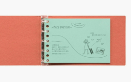 Maruman Make One's Day Binder - Mini Size - Red