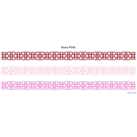 Pavilio Lace Washi Tape Flowers Rose Pink