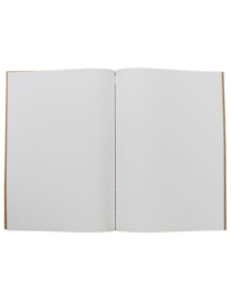 TOMOE RIVER FP Medium Sewing Notebook 52g/ White, 64 Pages, Plain