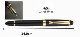 Jinhao X450, 18 KPG Fude / Bent Nib + GRATIS Zebra Platinum Nib - Cyclaam Paars