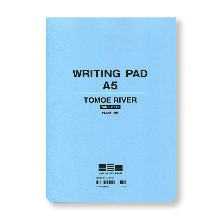 Yamamoto Writing Pad - Tomoe River Paper S 52g/m2 - A5 - 200 Sheets = 400 Pages