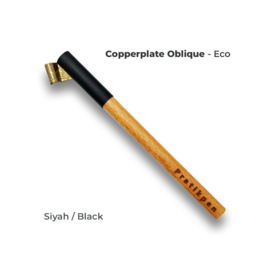 Pratikpen Copperplate Oblique Nib Houder Eco Siyah Black