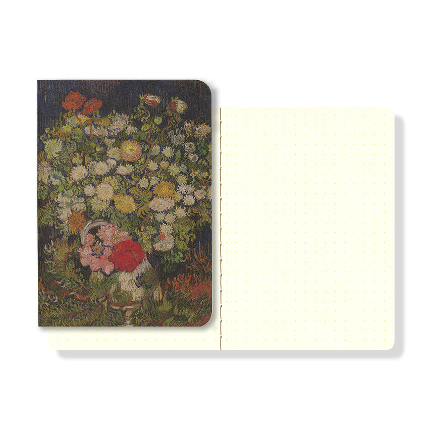Yamamoto Ro-Biki Dotted Notebook Museum Series “Bouquet of Flowers” # GA051