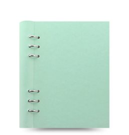 Filofax Clipbook A5 Pastel Duck Egg  + Extra 50 vel Wit Dotted Papier