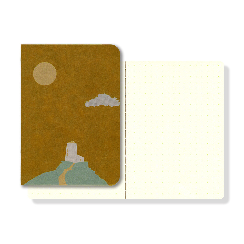 Yamamoto Ro-Biki Dotted Notebook Shape-Serie  “Lighthouse" # GA084