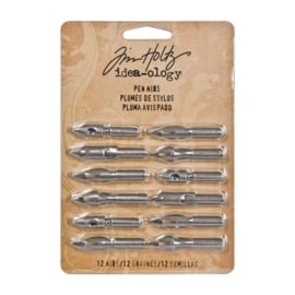 Tim Holtz Idea-ology Nibs / Kroontjespennen Set van 12