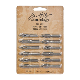 Tim Holtz Idea-ology Nibs / Kroontjespennen Set van 12