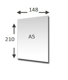 Dot Pad A5 Formaat Wit 120 g/m² Papier 80 vel = 160 pagina's,