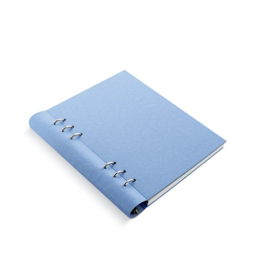 Filofax Clipbook A5 Pastel Vista Blue + Extra 50 vel Wit Dotted Papier