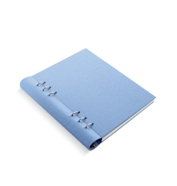 Filofax Clipbook A5 Pastel Vista Blue + Extra 50 vel Wit Dotted Papier