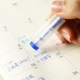 Muji Pen  0,5 mm Uitwisbare  Blauwe  inkt