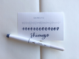 Sailor Shikiori Brush Marker  - Shimoyo (Frosty Night) Dark Blue