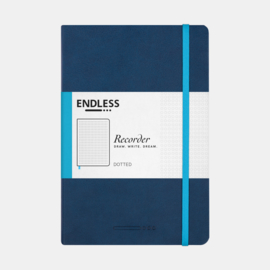 Endless Recorder Bullet Journal / Notebook met Tomoe River Paper, Kleur omslag: Blauw