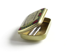Handig  Vintage Bewaardoosje  voor Nibs - Kroontjespennen