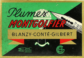 Blanzy-Conté-Gilbert,  № 172 F, Plume Montgolfier