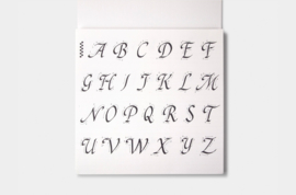 Tools to Liveby Calligraphy Practice Notebook (Chancery Cursive)