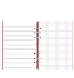 Filofax Clipbook A5 Pastel Rose  + Extra 50 vel Wit Dotted Papier
