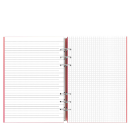 Filofax Clipbook A5 Pastel Rose  + Extra 50 vel Wit Dotted Papier