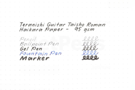 Teranishi Guitar Taisho Roman Haikara Donkerblauw Notebook - A5 - Ruitjes / 5m