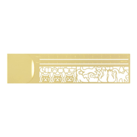 MIDORI MD Clip Stencil / Ruler - Cats