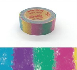 Rink Washi Tape  - Watercolored Design - "Block"