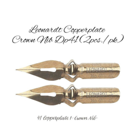 Hiro Leonardt Copperplate  Nib Crown DP41 - Set van 2