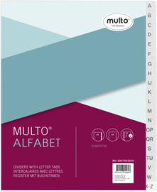 A5  Ringband Multo Alfabet  voor 2 en 17-gaats