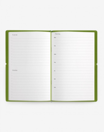Modimo Refillable Basic Notebook / Planner - Groen - 13 x 21cm - 100% Eco Friendly